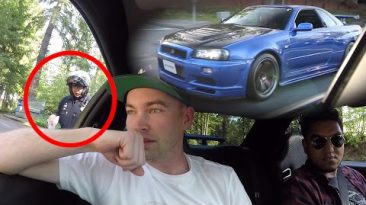 Pulled over Driving my friend's R34 - Nissan Skyline GTR In The USA