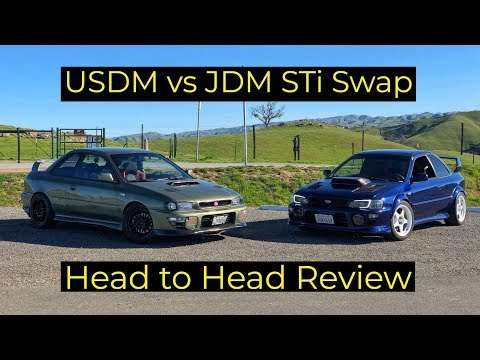 Subaru GC8 Impreza USDM vs JDM STi Swap - Is JDM Always Better?