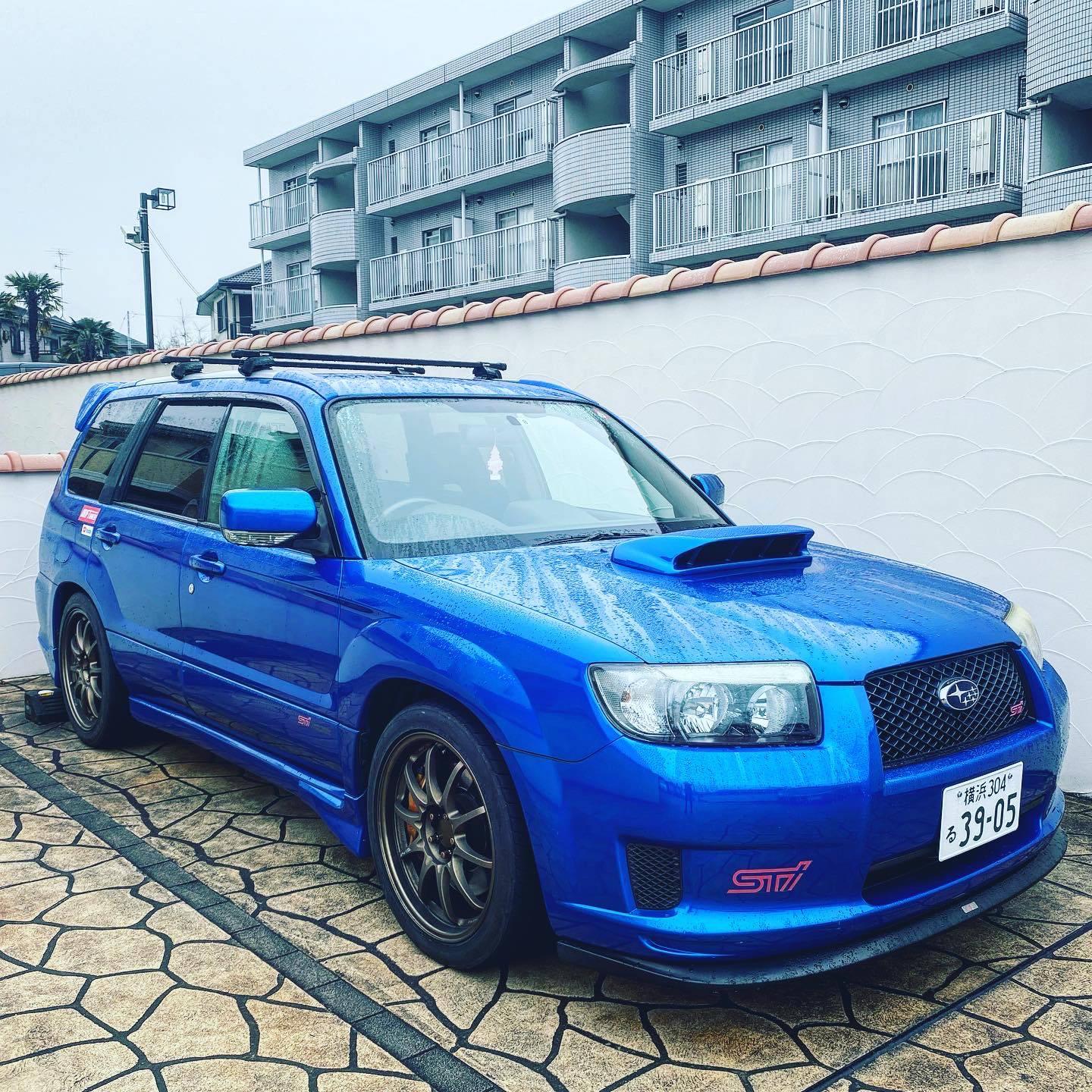 Blue Subaru Forester