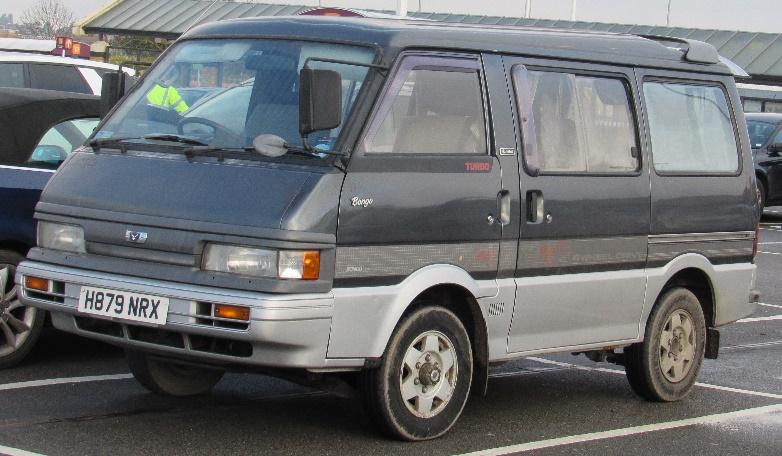 1991 Mazda Bongo Wagon 4WD Turbo with factory passenger seats