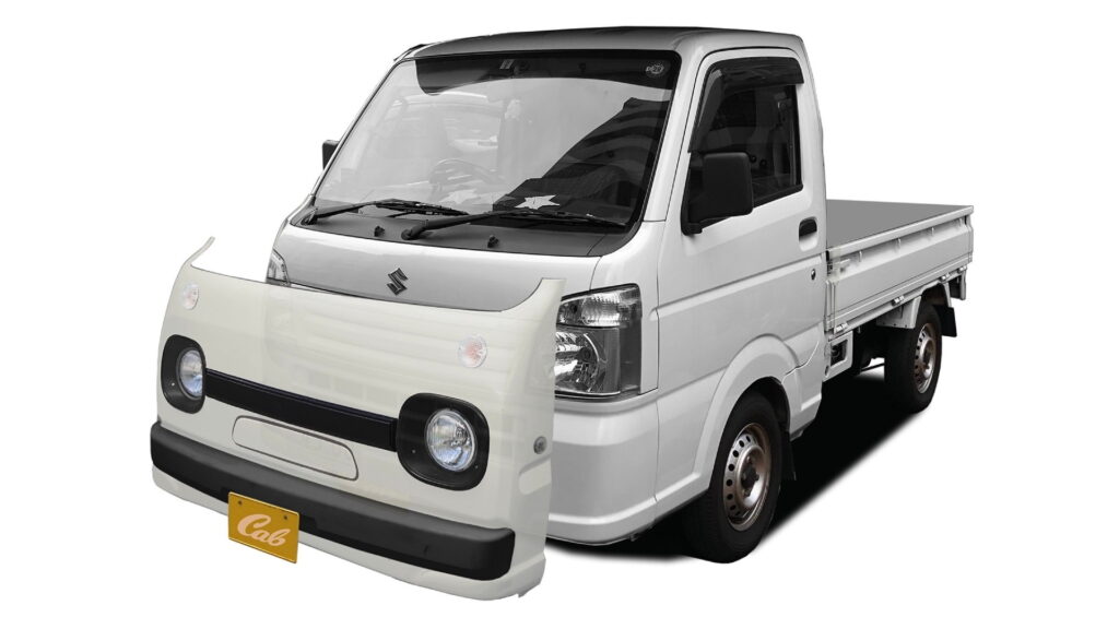  Japanese Tuner Gives A Retro Mazda Face To The Suzuki Carry