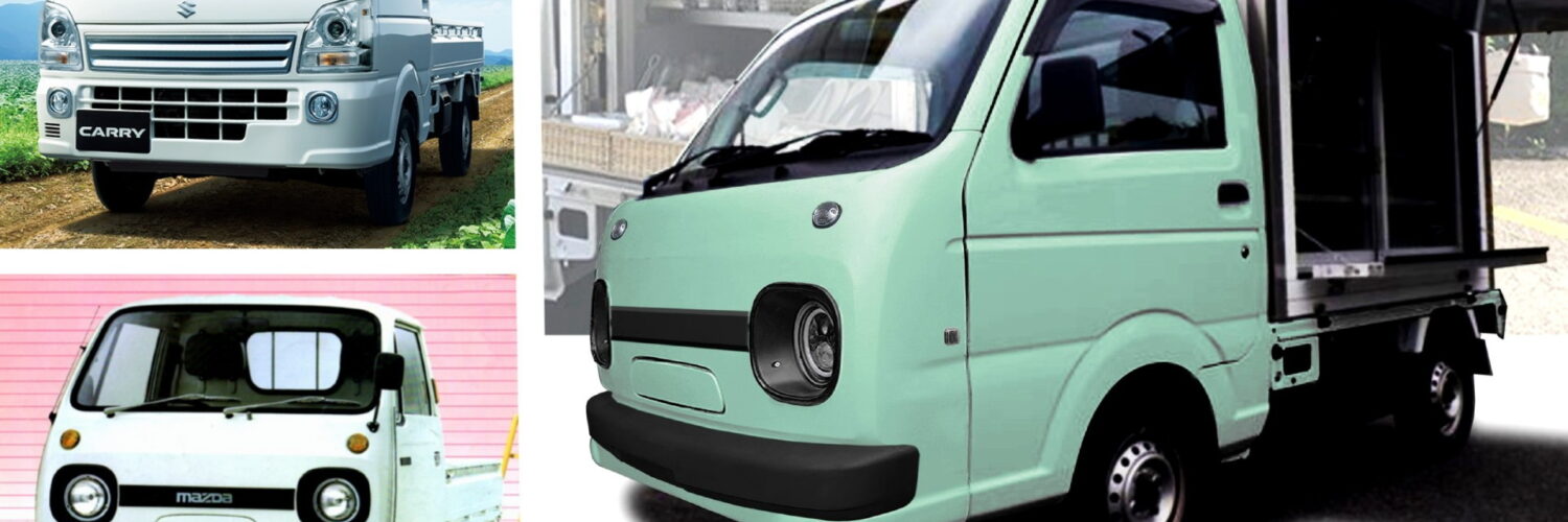 Japanese Tuner Gives A Retro Mazda Face To The Suzuki Carry